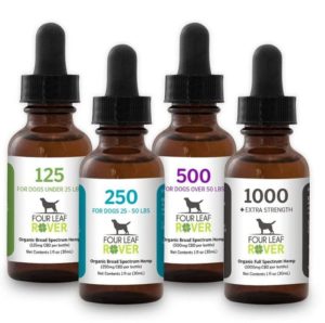 chiens naturellement Huile de CBD Rover Four Leaf