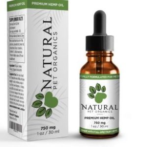 Huile de CBD Natural Pet Organics pour chiens moyens et grands