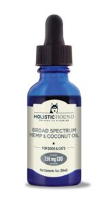 Huile de chanvre et de noix de coco à large spectre Holistic Hound