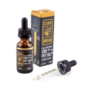 Huile de CBD Cornbread pour animaux de compagnie