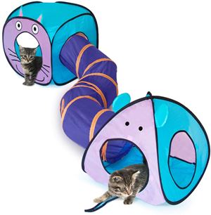Ensemble tunnel et cubes eenk Cat Toy 